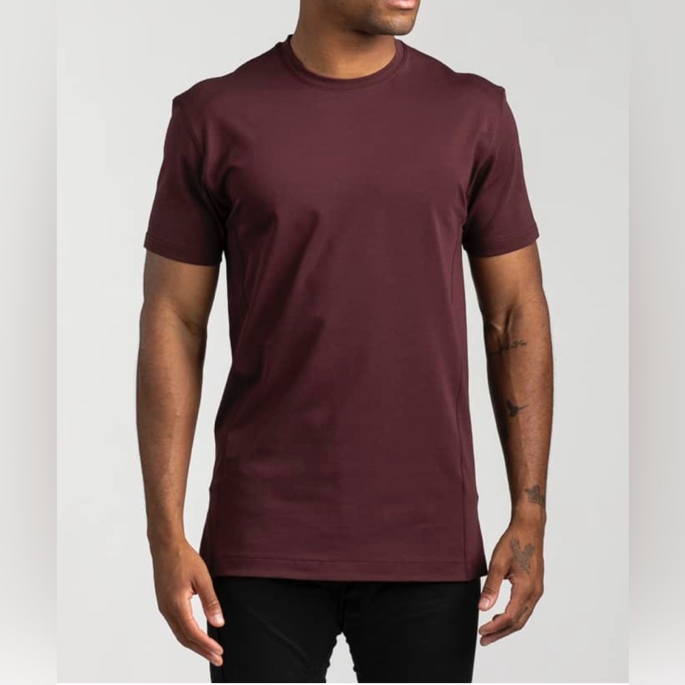 BYLT Shirt Men’s Size Small Maroon  Axis Tee Stretch Comfort